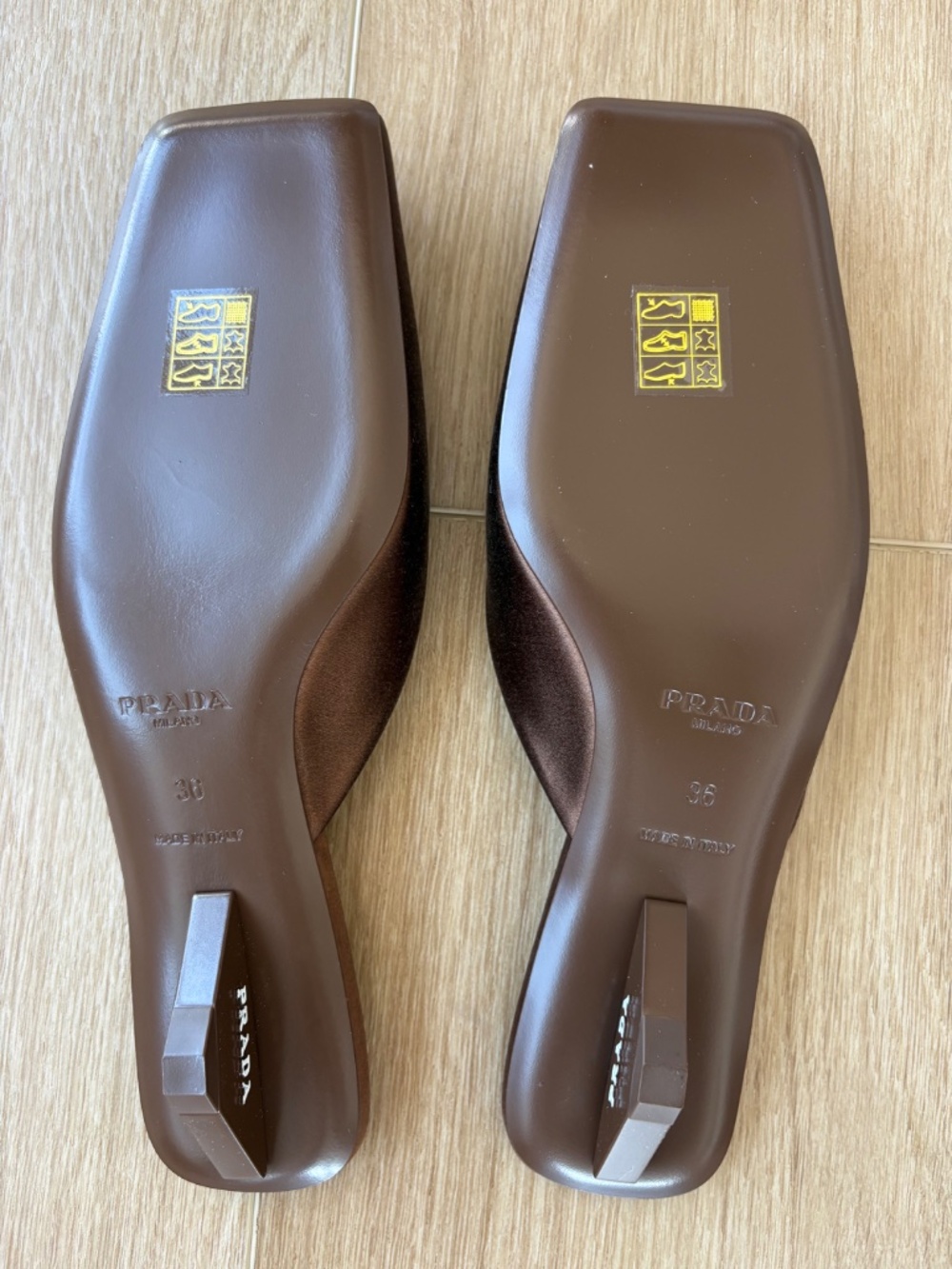NWT Prada Satin Mules - Size 36 - Picture 3 of 5